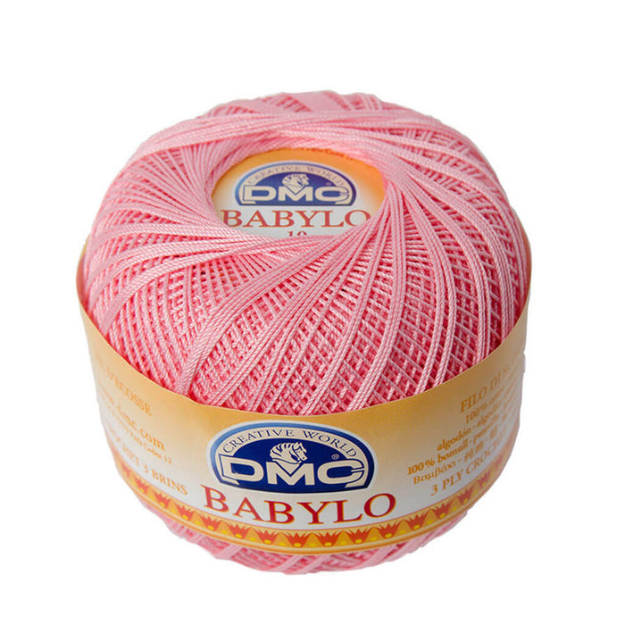 Babylo 10 Crochet Thread Balls 50G, Pink