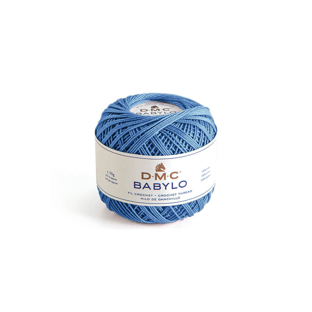 Babylo 5 Crochet Thread 50G, Medium Delft Blue