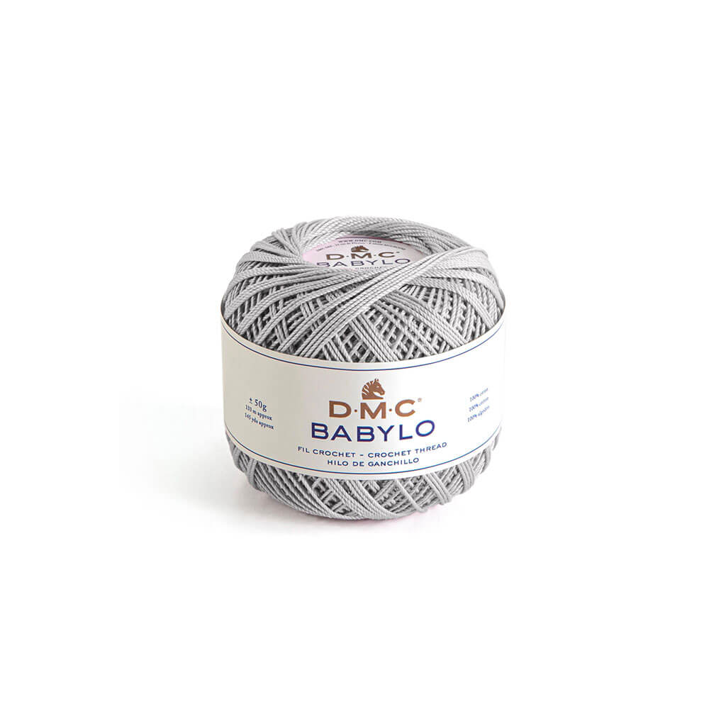 Babylo 5 Crochet Thread 50G, Pearl Gray