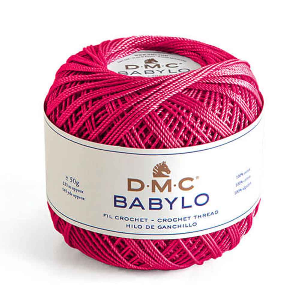 Babylo 5 Crochet Thread 50G, Very Dark Cranberry