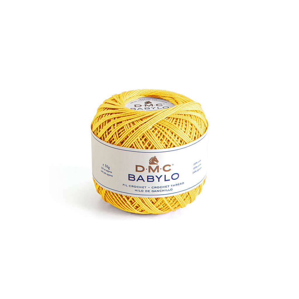 Babylo 5 Crochet Thread 50G, Medium Yellow