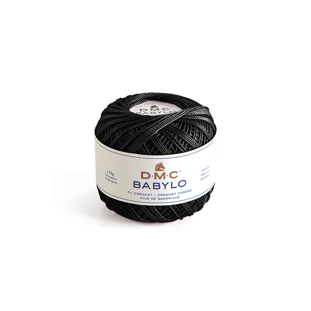 Babylo 5 Crochet Thread 50G, Black