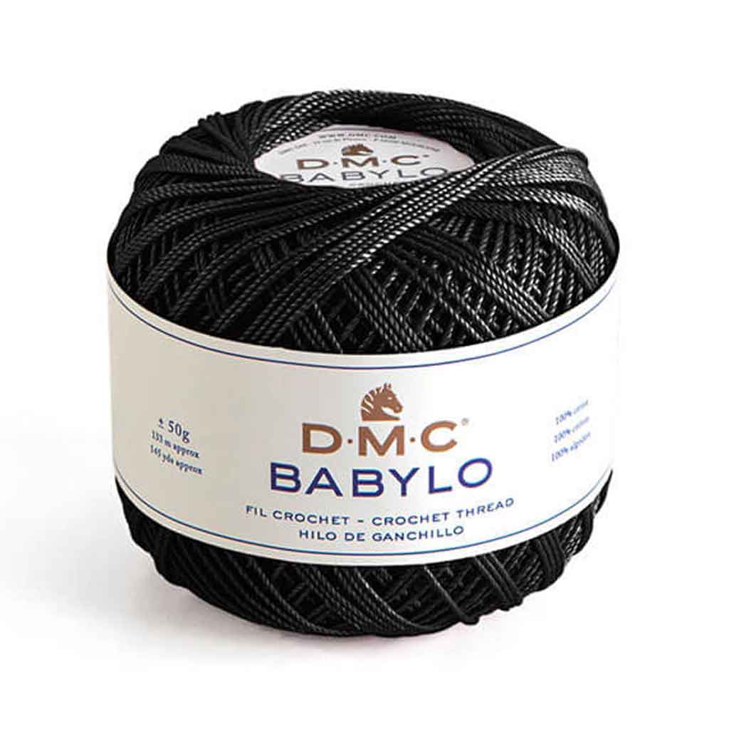Babylo 5 Crochet Thread 50G, Black