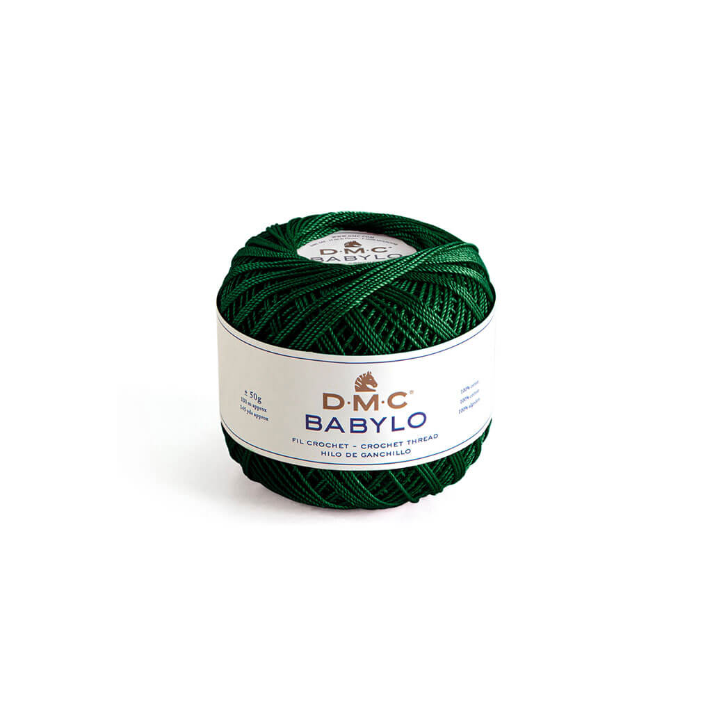 Babylo 5 Crochet Thread 50G, Ultra Dark Pistachio Green