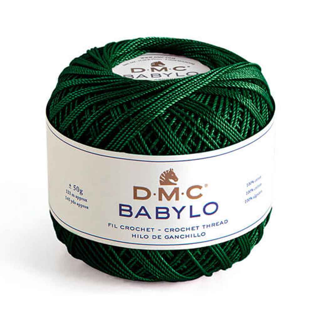 Babylo 5 Crochet Thread 50G, Ultra Dark Pistachio Green