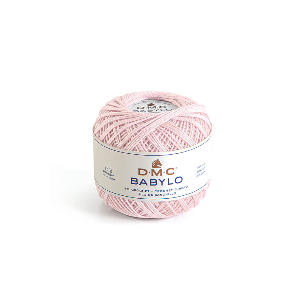 Babylo 5 Crochet Thread 50G, Baby Pink