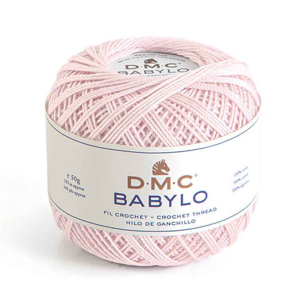 Babylo 5 Crochet Thread 50G, Baby Pink