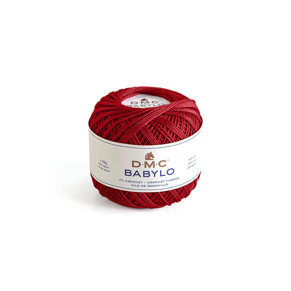 Babylo 5 Crochet Thread 50G, Medium Garnet