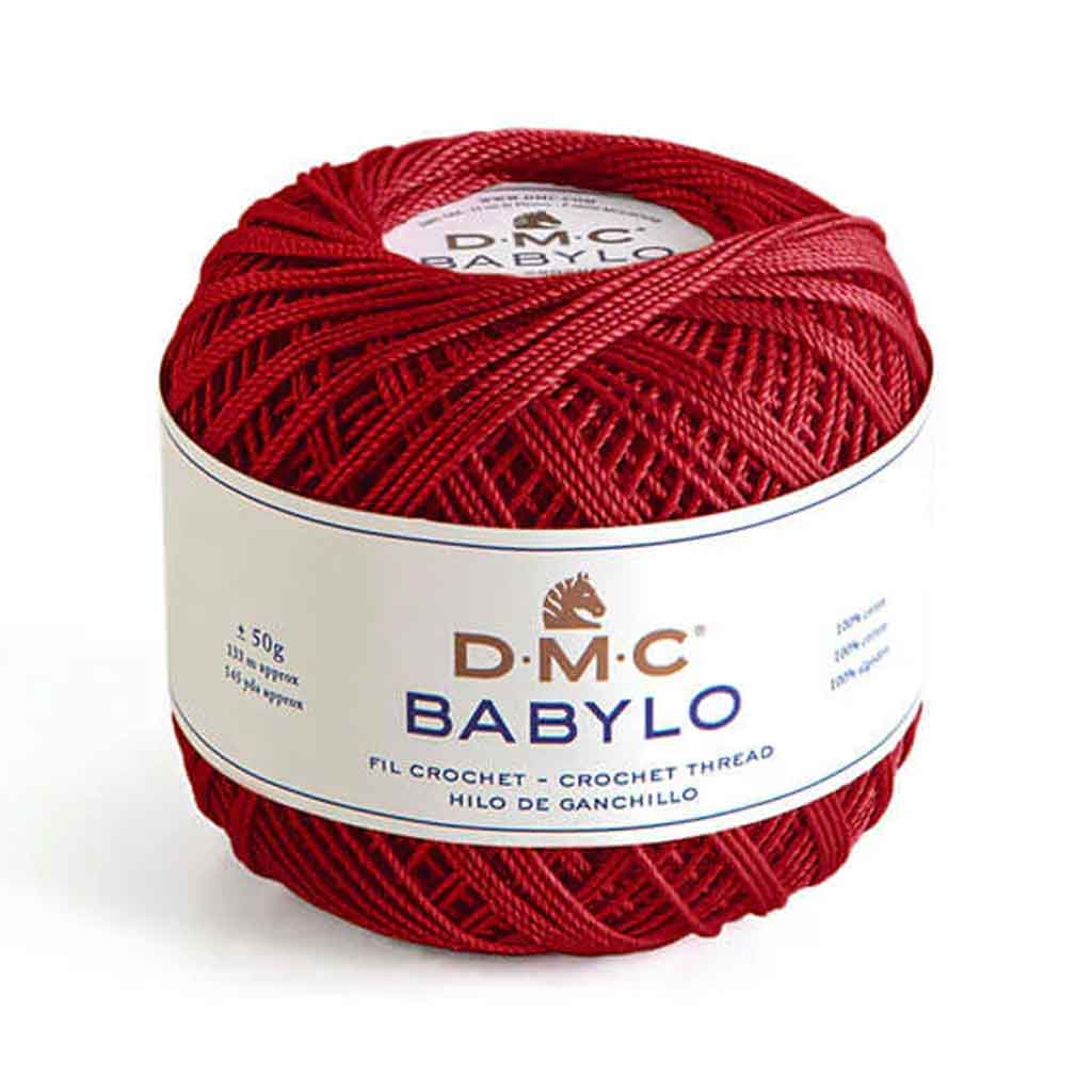 Babylo 5 Crochet Thread 50G, Medium Garnet