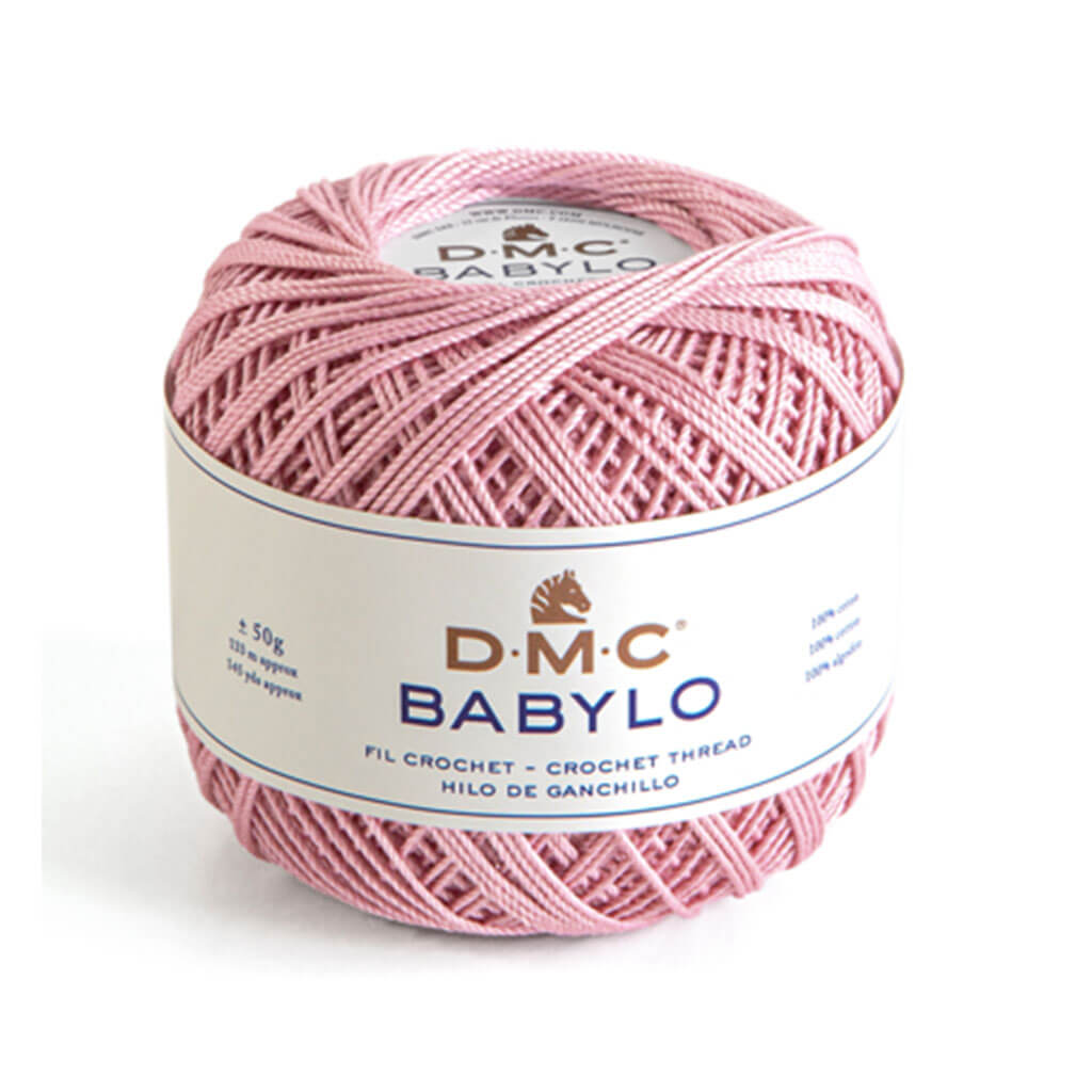 Babylo 5 Crochet Thread 50G, Very Light Antique Mauve