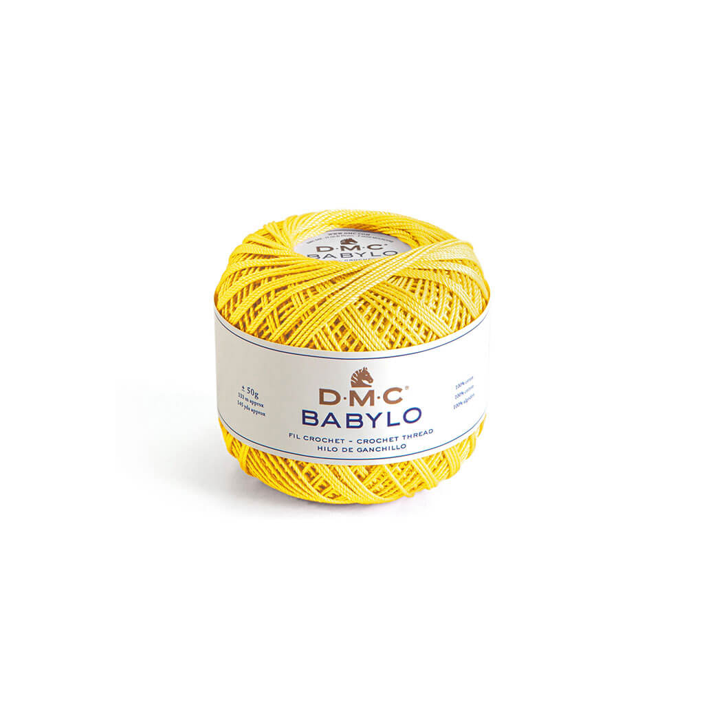 Babylo 5 Crochet Thread 50G, Bright Canary