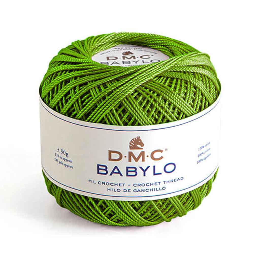 Babylo 5 Crochet Thread 50G, Medium Parrot Green