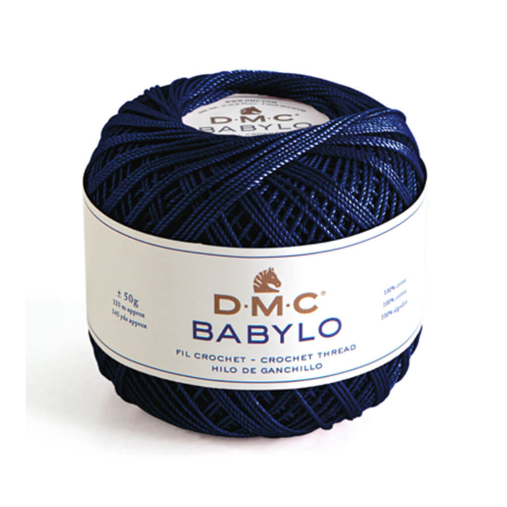 Babylo 5 Crochet Thread 50G, Dark Navy Blue