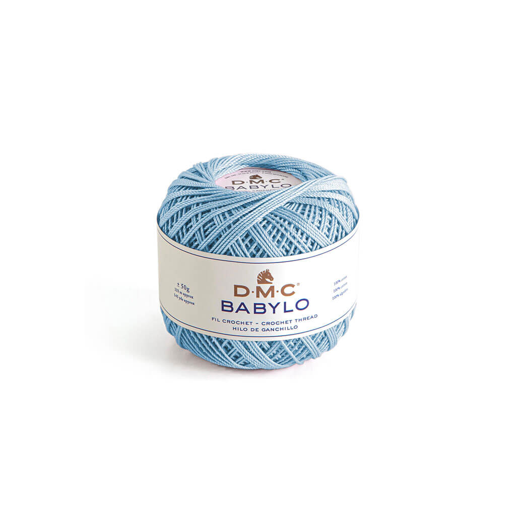 Babylo 5 Crochet Thread 50G, Pale Delft Blue