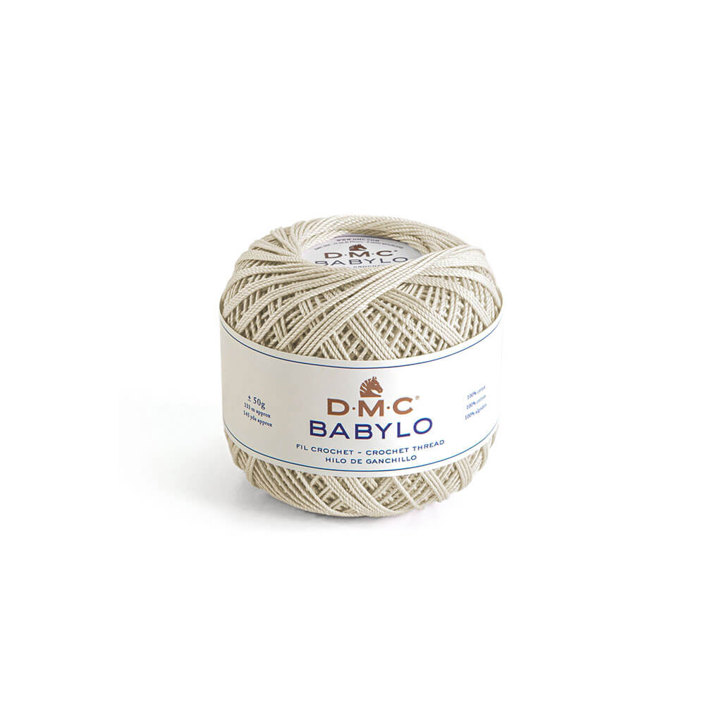 Babylo 5 Crochet Thread 50G, Light Beige Gray