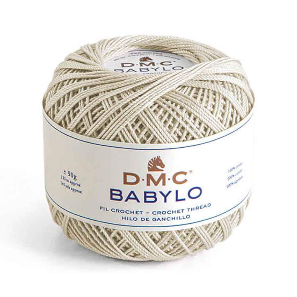 Babylo 5 Crochet Thread 50G, Light Beige Gray