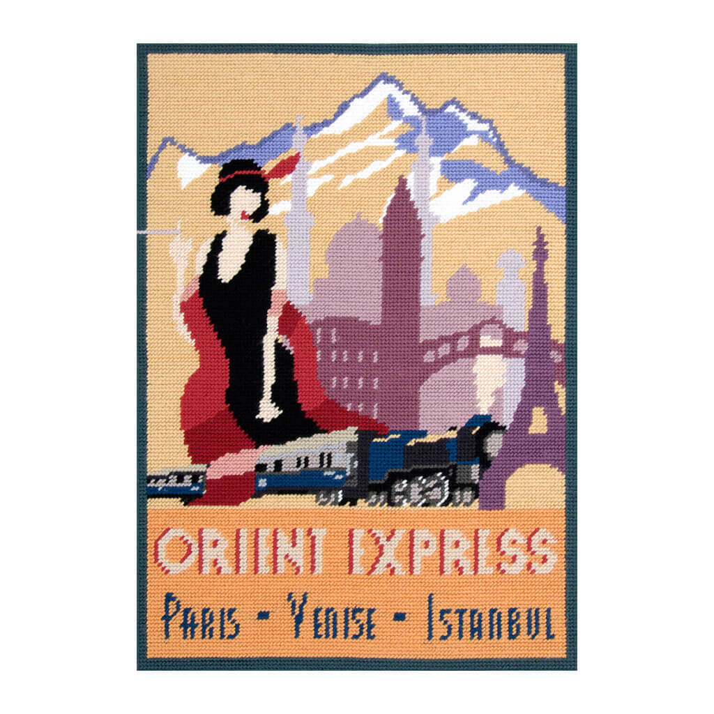 Orient Express Needlepoint Canvas, 40cm x 52cm