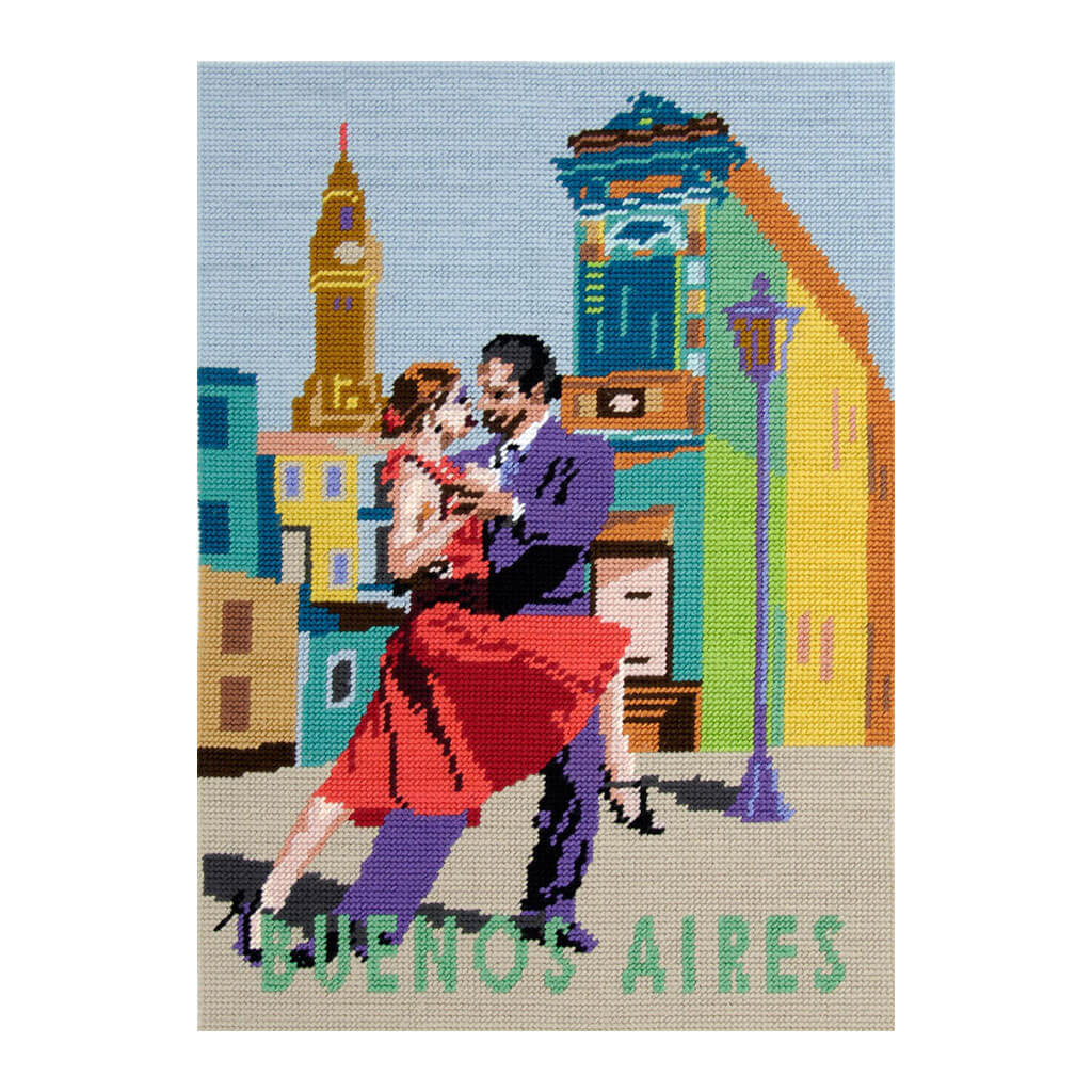 Buenos Aires Needlepoint Canvas, 40cm x 52cm