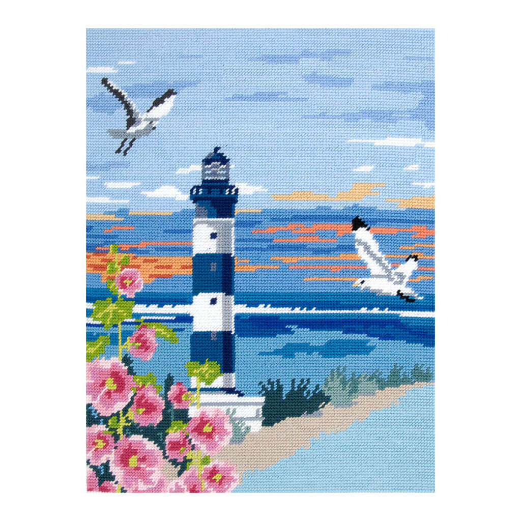 Lighthouse Needlepoint Canvas, 40cm x 50cm