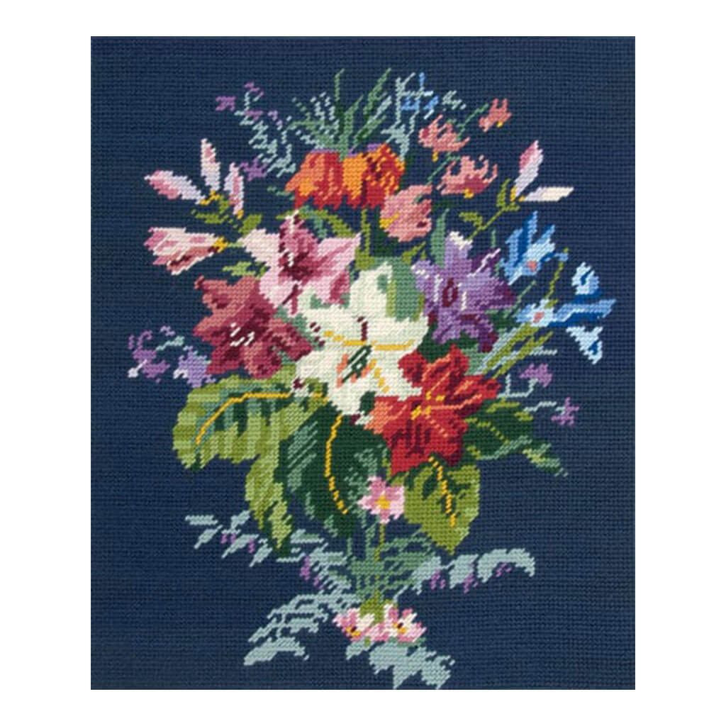 Bouquet Needlepoint Canvas, 40cm x 45cm