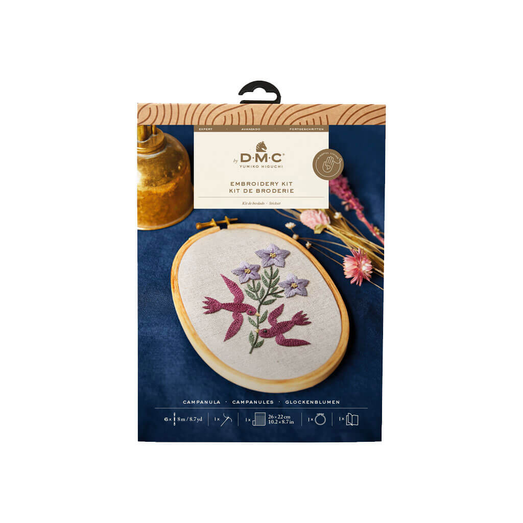 Yumiko Bell Flower Embroidery Kit