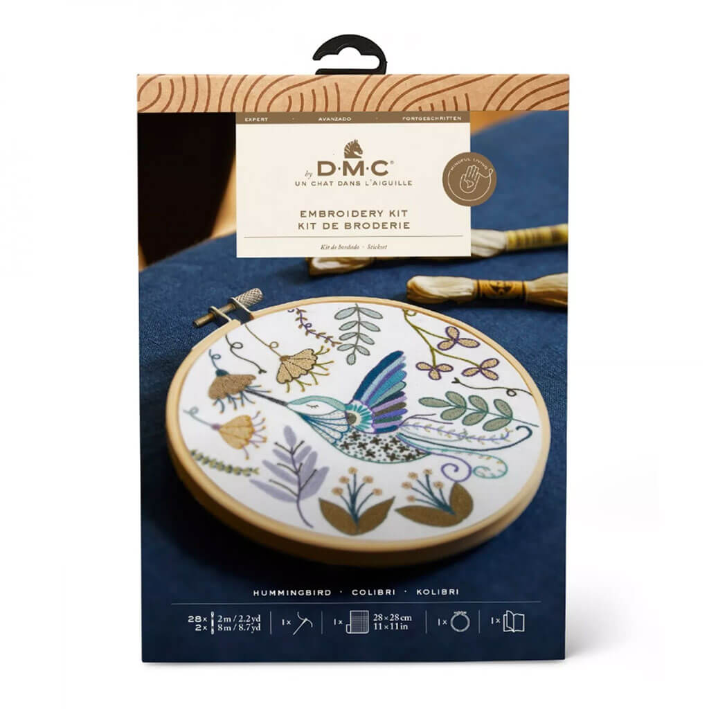 Embroidery Kit, Hummingbird