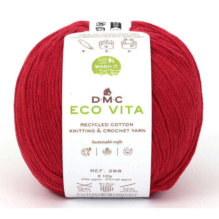 DMC Eco Vita 3 100g, Red Glow