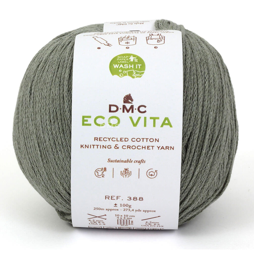 DMC Eco Vita 3 100g, Green Fig