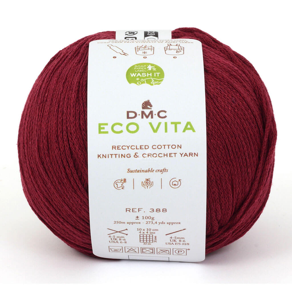 DMC Eco Vita 3 100g, Raspberry Pink