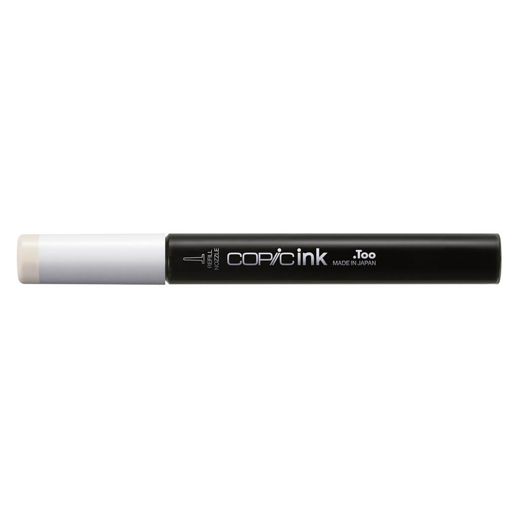 Copic Ink Refill 12ml, W1 Warm Gray 1