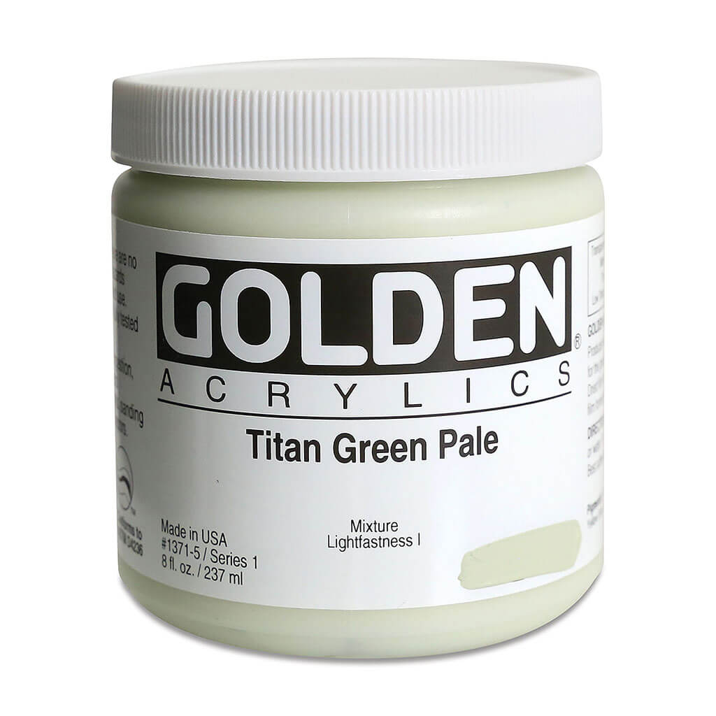 Heavy Body Acrylic Titan Green Pale, 8oz