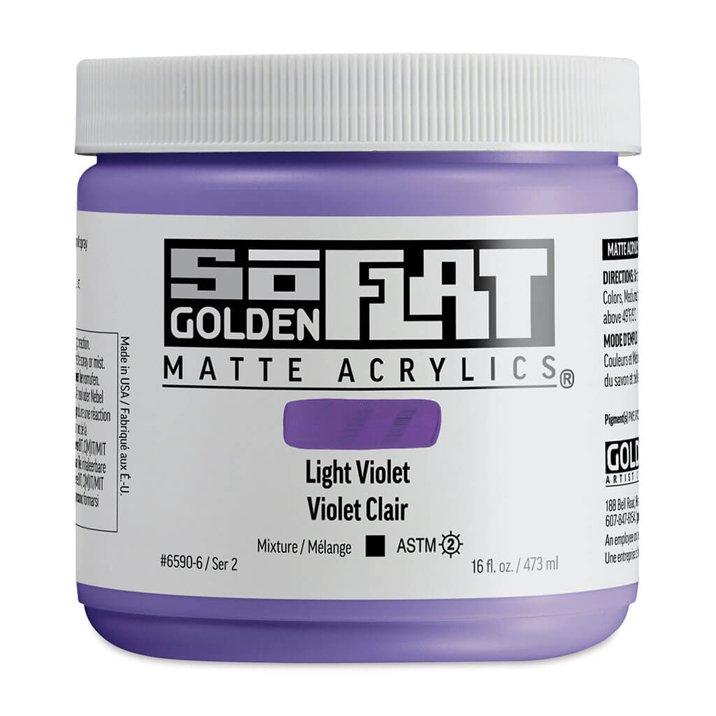 SoFlat Matte Acrylic Light Violet, 16oz