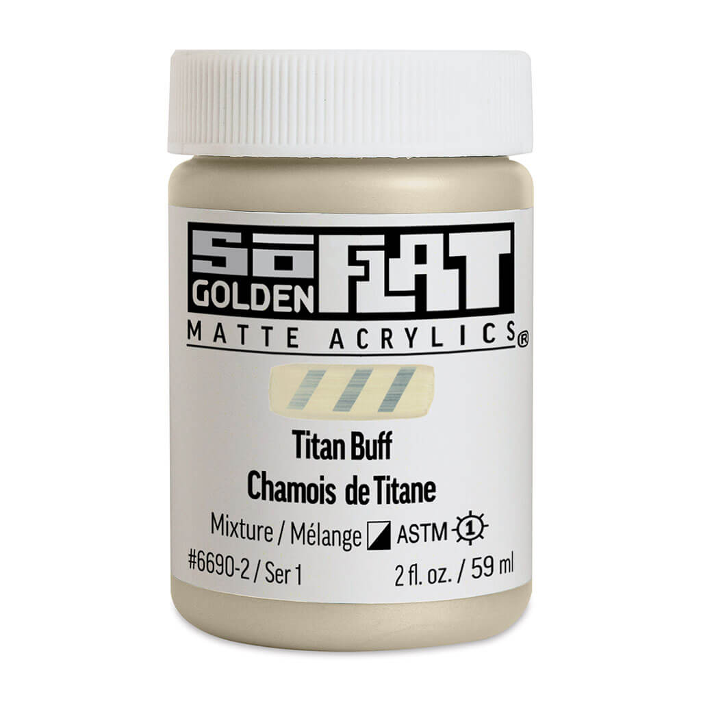 SoFlat Matte Acrylic Titan Buff, 2oz