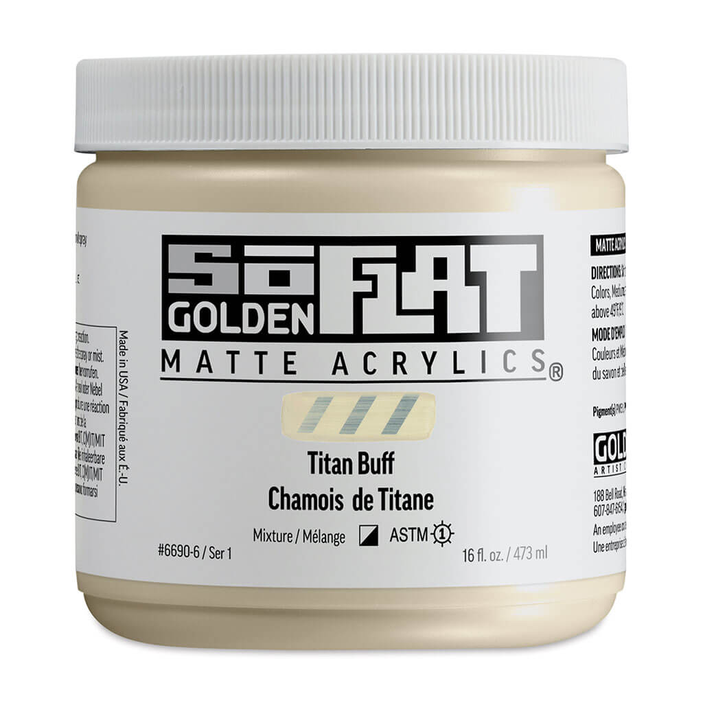 SoFlat Matte Acrylic Titan Buff, 16oz