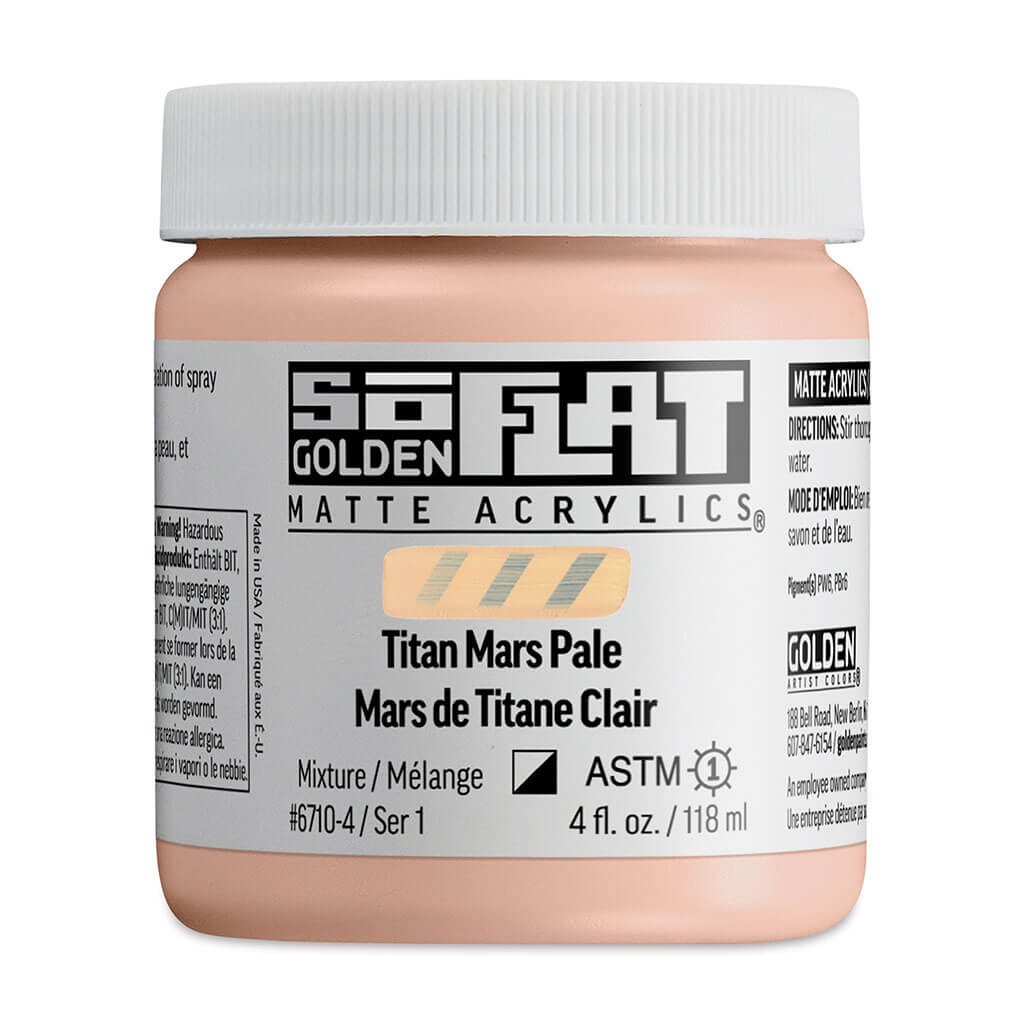 SoFlat Matte Acrylic Titan Mars Pale, 4oz