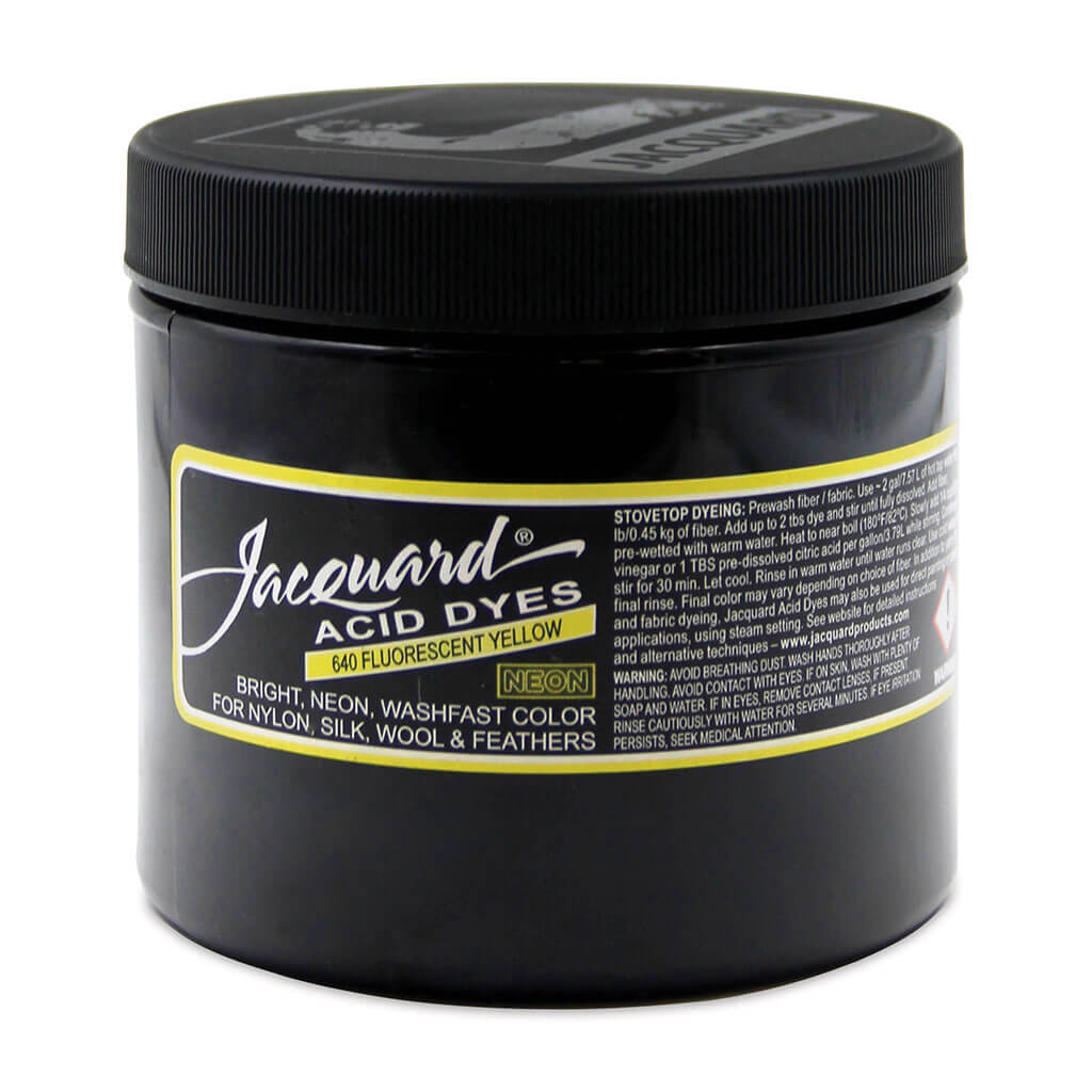 Jacquard Acid Dye Fluorescent Yellow, 8oz #640