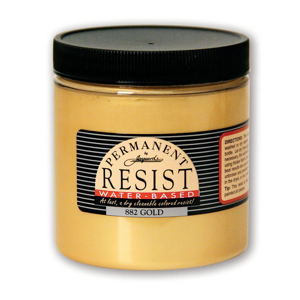 Permanent Water Base Resist Gold 8oz #882