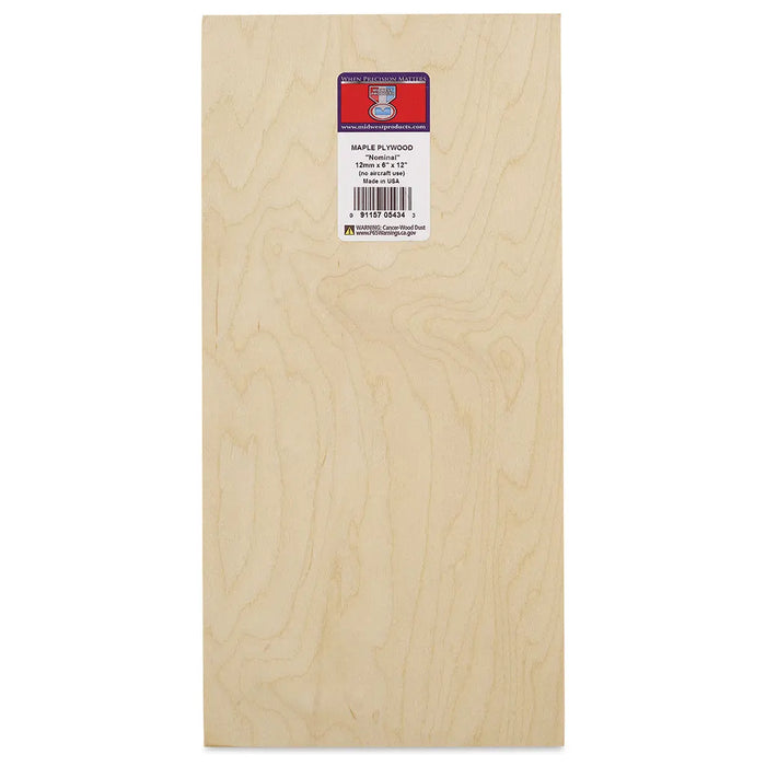 Maple Plywood 12mm x 6in x 12in