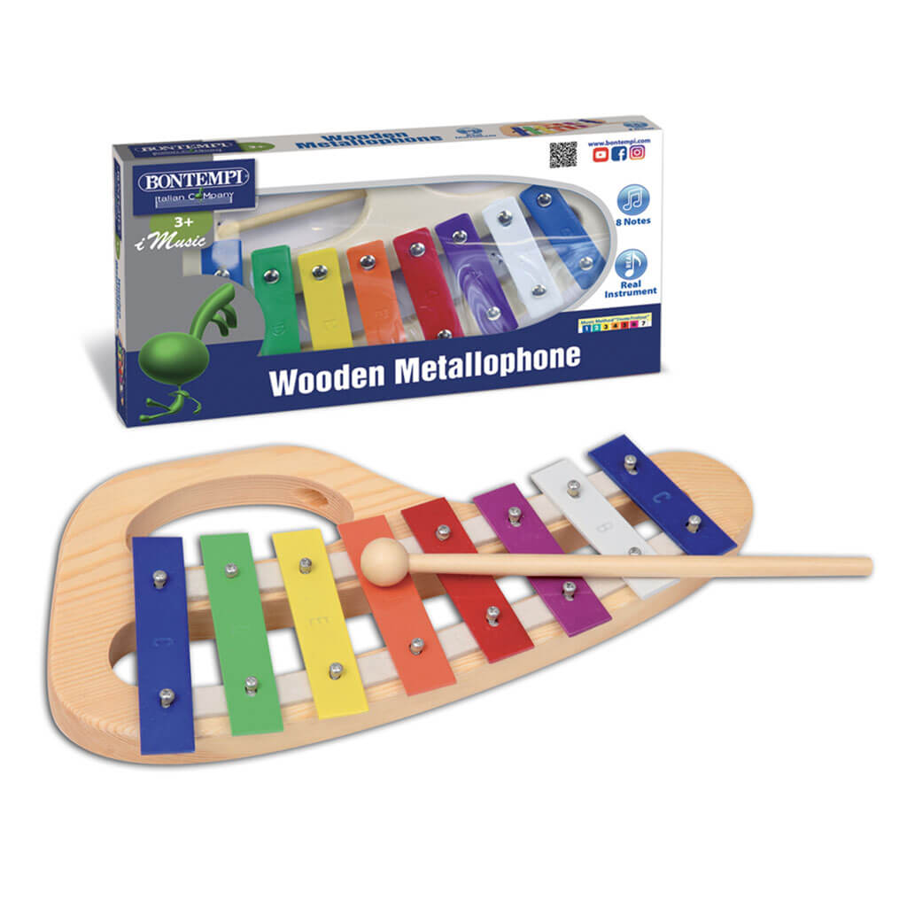 Bontempi Wooden Metallophone 8 Notes