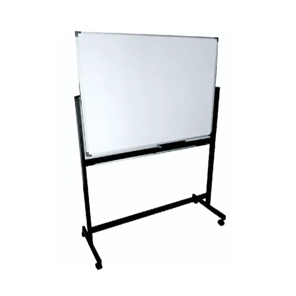 Double Sided Magnetic Board With Stand 90cm x 120cm Deluxe