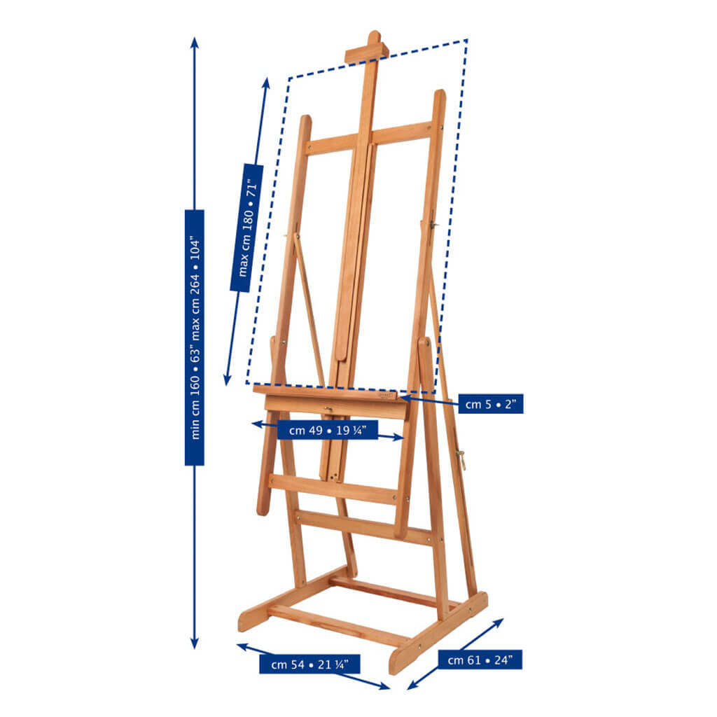 Mabef Convertible Basic Studio Easel