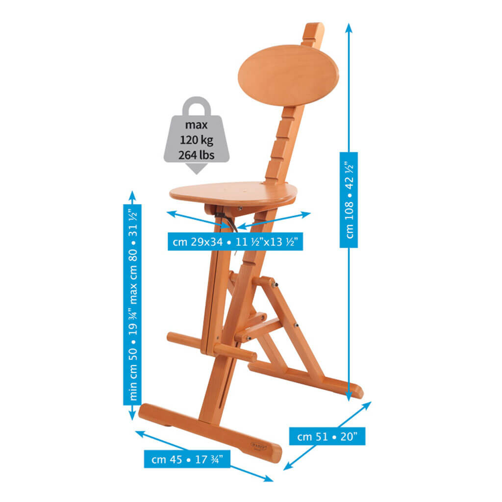 Mabef Adjustable Stool