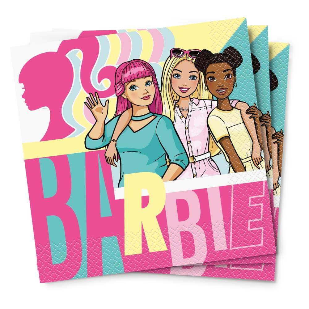 Barbie Luncheon Napkin, 16ct