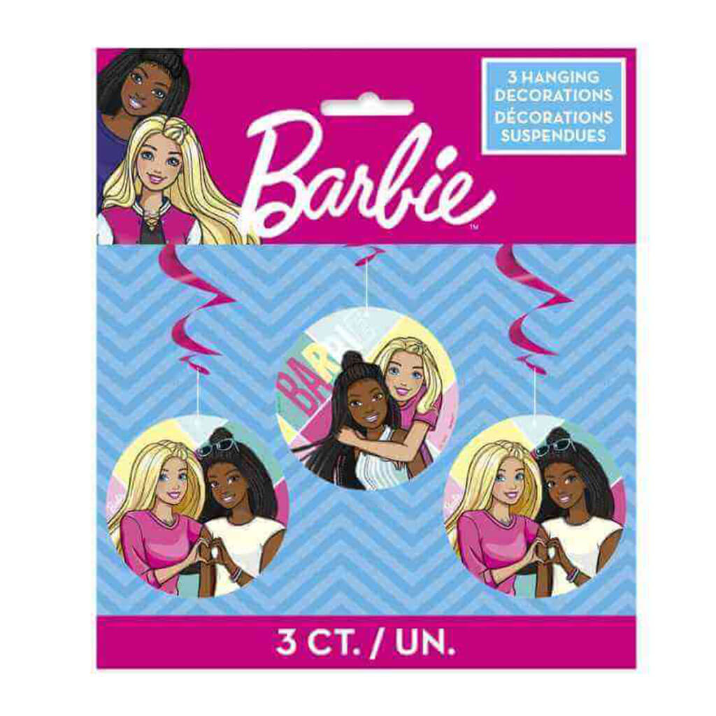 Barbie Hanging Swirl 3ct, 26in