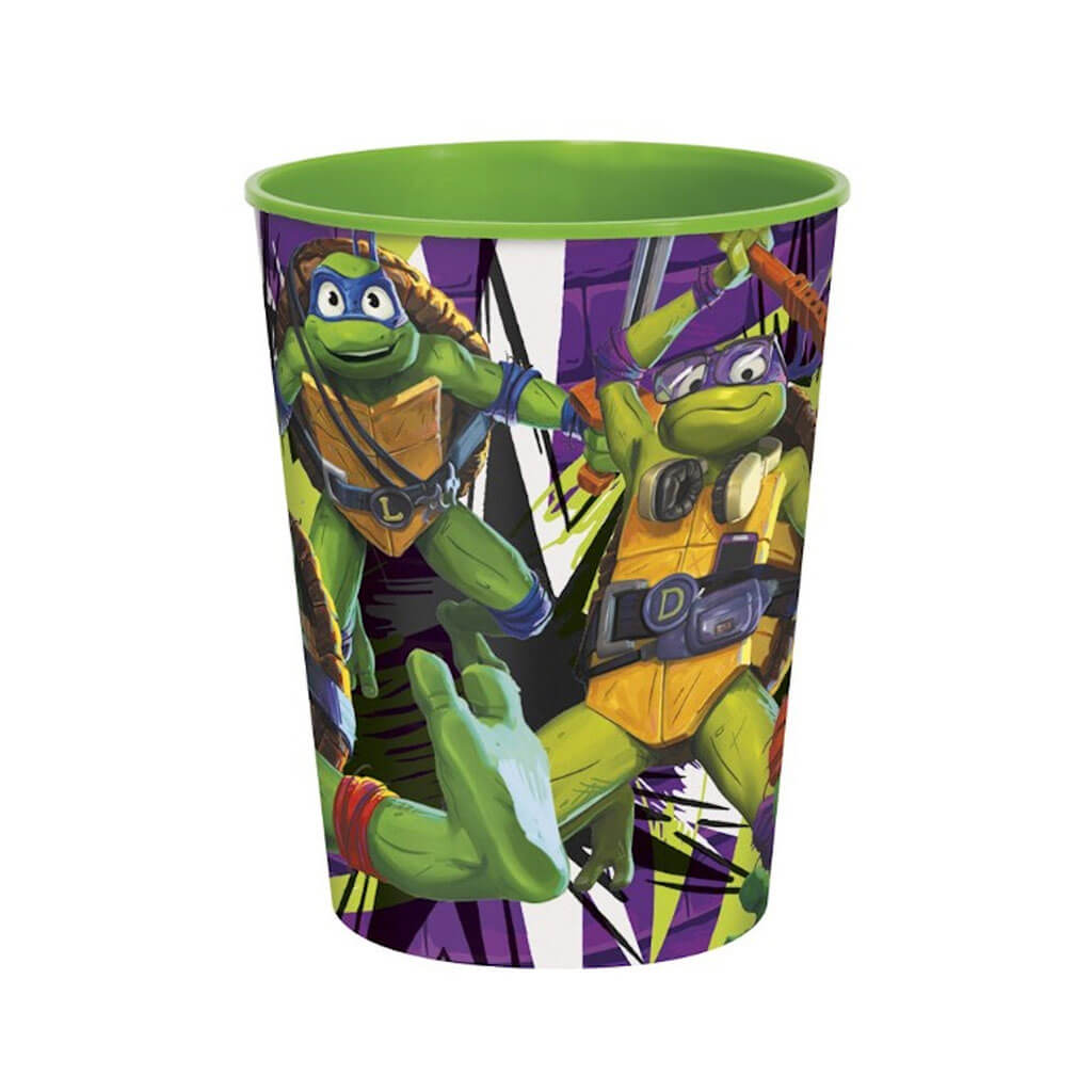 TMNT Mutant Mayhem Plastic Cup 16oz