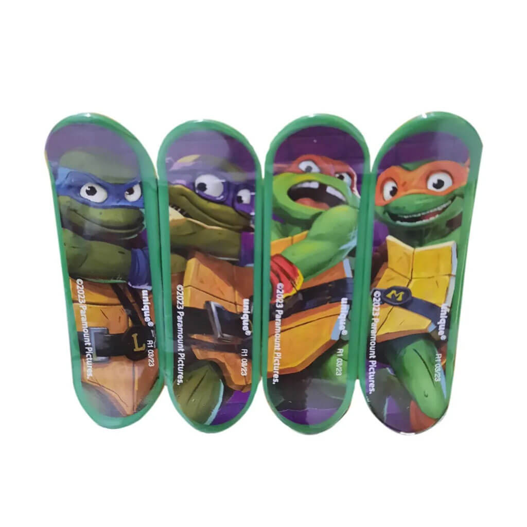 TMNT Mutant Mayhem Skateboards, 4ct