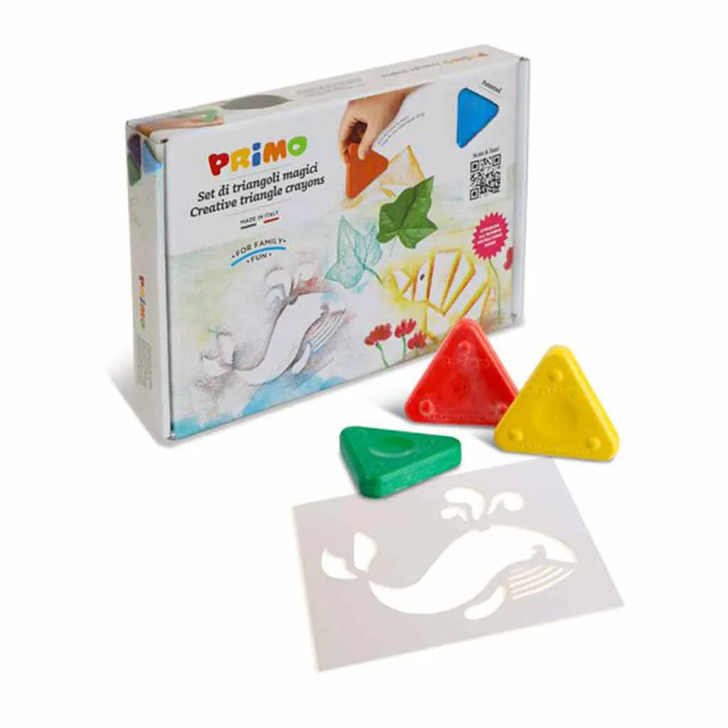 Wax Triangle Crayon Activity Kit, 14-Piece Kit