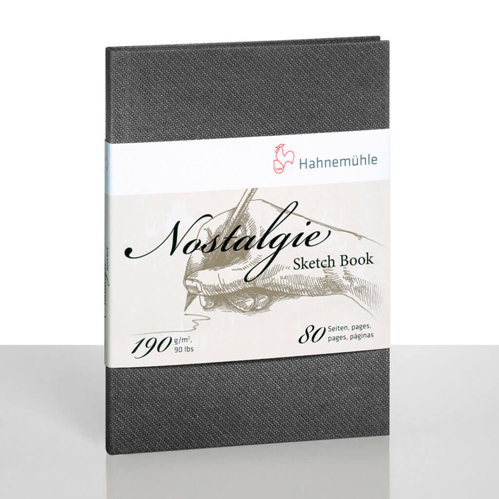 Hahnemuhle Nostalgie Sketch Book 190gsm A5 Portrait, 40 Sheets/80pages