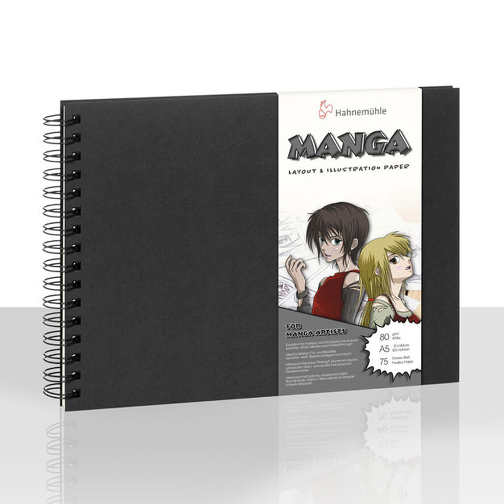 Hahnemuhle Manga Layout &amp; Illustration 80gsm, DIN A5 14.8cm x 21cm, 40 Sheets