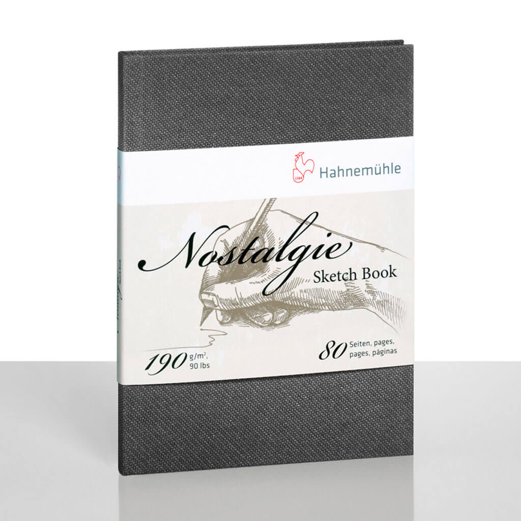 Hahnemuhle Nostalgie Sketch Book 190gsm A4 portrait, 40 Sheets/80pages